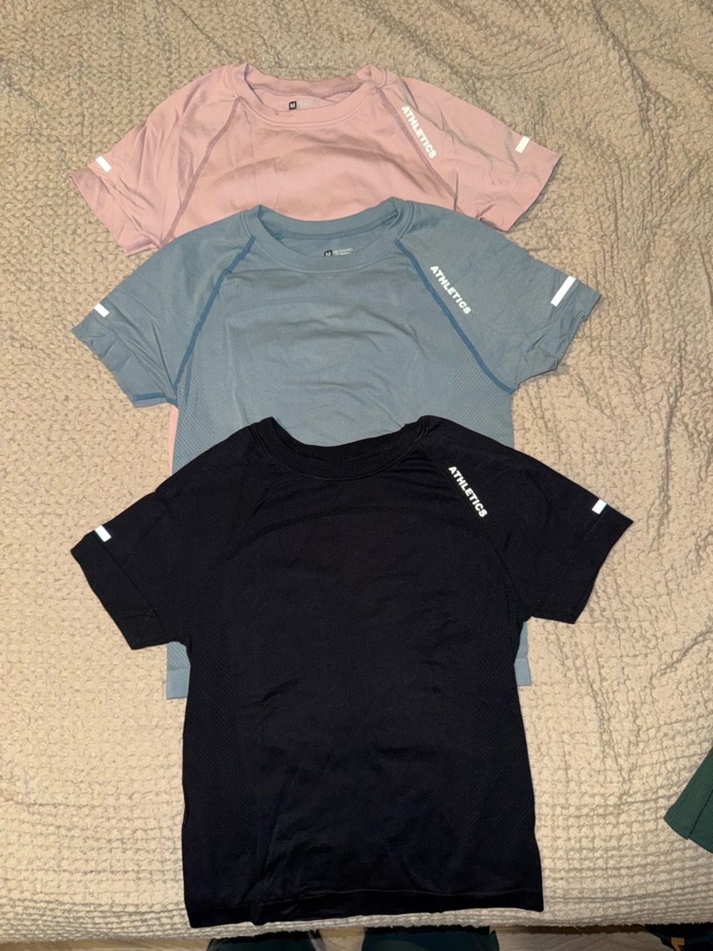 3 athletic tees